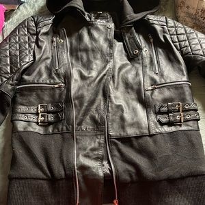 Sourock Leather Coat/Jacket